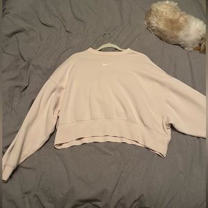 nike embroidered crewneck